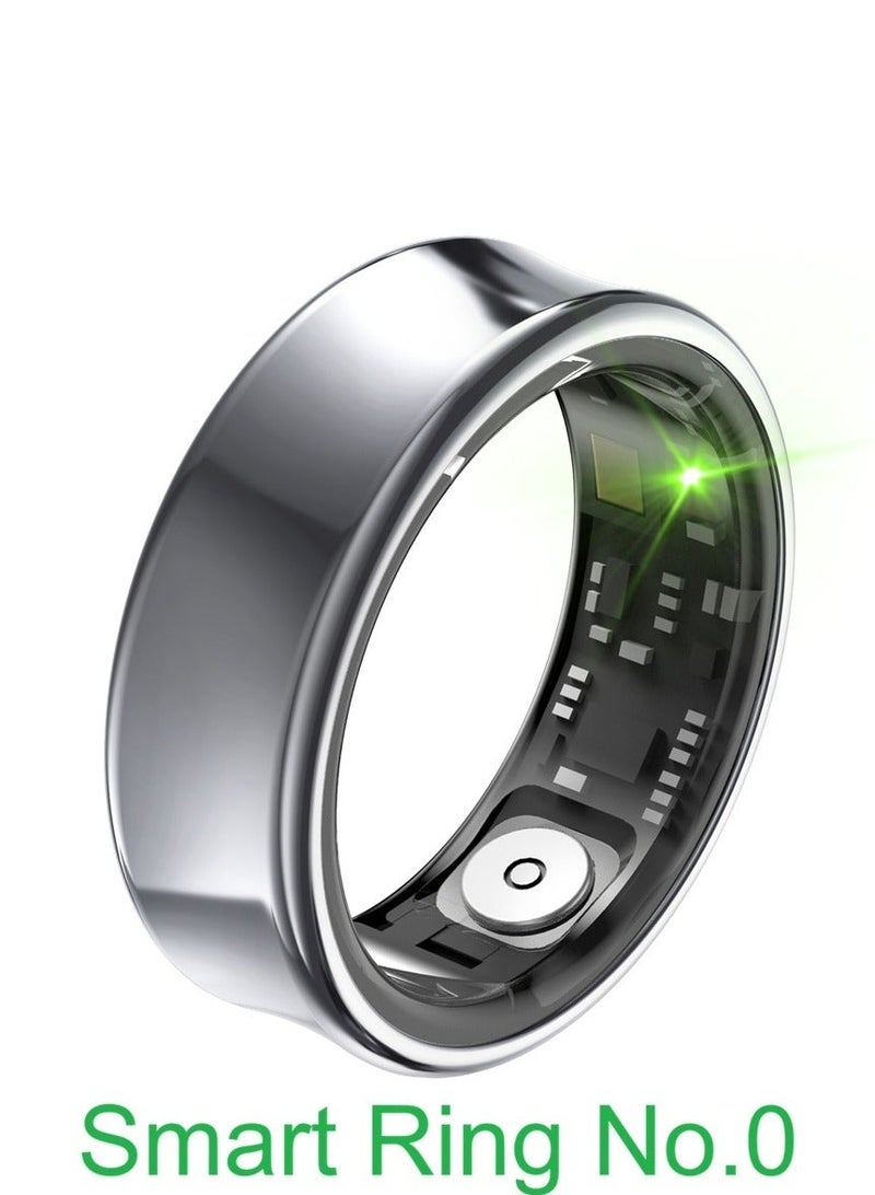 general Smart Ring for Heart Rate, Blood Oxygen, Sleep Monitoring, all Weather Motion Calculation, 24-hour Health Monitoring, Protect Your Health, Lightweight and Comfortable, 5ATM Waterproof, Photo Control, Hand Gestures Browse Tiktok, Grey No.0 - Image 1